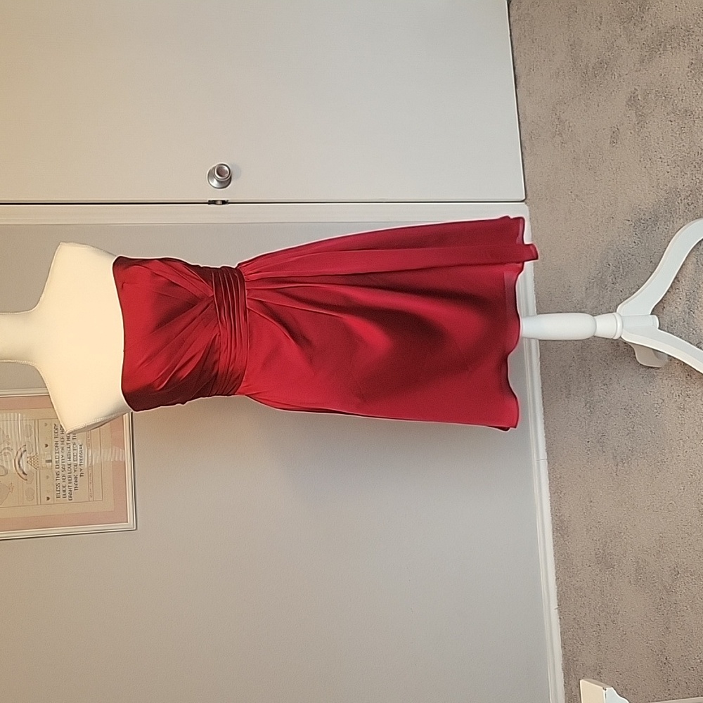 Priscilla of Boston Red Formal Dress, Size 14